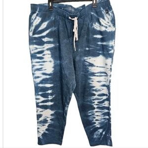 Lane Bryant Livi Plus Size Tie Dye Capri Jogger Sweat Pants